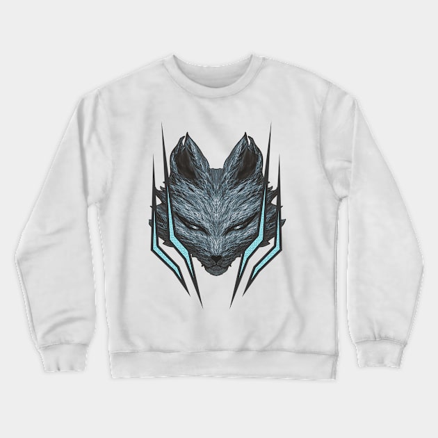 Frost Fox Crewneck Sweatshirt by dreamboxarts